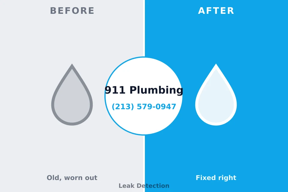 Before and after: plumbing repair Franklin, TN